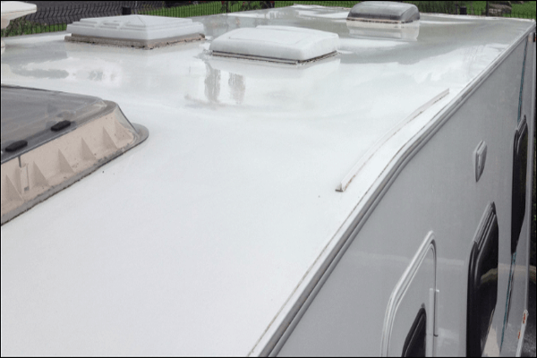 Caravan Roof Cleaned
